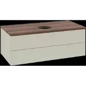 Villeroy & Boch V&B Waschtischunterschrank ohne Frontstruktur Antao 100x36x50cm, WBP w. wal, si Gr m Lac