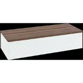 Villeroy & Boch V&B Sideboard mit Frontstruktur Antao 120x26,8x50cm, WBP w. wal, wh. m Lac