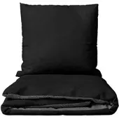 Leonado vicenti Bettwäsche 200x220 cm Fleece Schwarz Anthrazit Wendeseite Winter warm