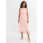 Bonprix Midikleid festlicher Stil, mit Pailletten, ärmellos, Regular Fit, aus Polyester