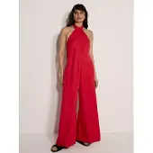 Apricot Jumpsuit "Neckholder-Jumpsuit" mit weitem Bein