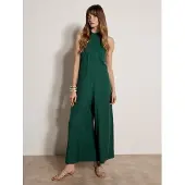 Apricot Jumpsuit "Neckholder-Jumpsuit" mit weitem Bein