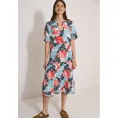 Cecil Druckkleid Rock Teil stufig geschnitten