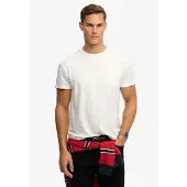 Superdry Rundhalsshirt "COTTON CLASSIC LINEN PKT TEE" Baumwollmischung, relaxed fit aus luftig leichtem Baumwoll-Leinen-Mix