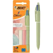 BIC Mineral Tones Kugelschreiber-Mix, 1 mm, 3 Stück
