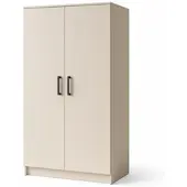 Masseno Drehtürenschrank SILO 90/180/50 cm 2-türig Schlafzimmer Schrank Kleiderschrank Kaschmir