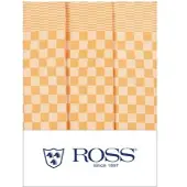 Ross 3er Pack Baumwoll-Geschirrtücher Gebild 45x65 cm | gelb - gelb