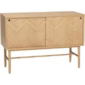 Hubsch Herringbone Sideboard Schiebetüren Natur | 880915F