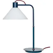 Hubsch Spot Tischleuchte Petrol - , Spot, Blau, für Wohnzimmer, Metall, Design
