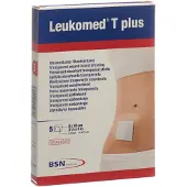 Leukomed transp.plus sterile Pflaster 8x10 cm 5 St