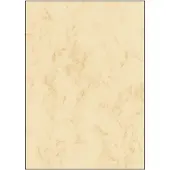 Sigel Briefbögen "Marmor", beige, 200 g, 50 Blatt