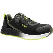 ELTEN Sicherheitshalbschuh LEEVI XXNF BOA black-lime Low ESD S3S, Gr. 45