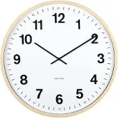 Karlsson - Wanduhr Esencia Classic Xl - Hellbraun - Ø60cm