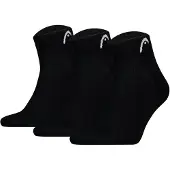 Head Kurzsocken "Socken Elements All Sport Quarter 3P 3er Pack", Herren, Gr. 39-42, schwarz, Obermaterial: 65% Baumwolle CO. 20% Polyester PES. 12% Polyamid PA. 3% Elasthan EL., Socken Kurzsocken
