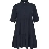 KAFFE CURVE Midikleid "Damen Kleid KCnana"