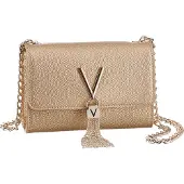 Valentino Umhängetasche "DIVINA" Damen Handtasche, Schultertasche, Mini Bag mit Schmuckelement