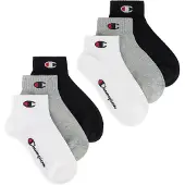 Champion Kurzsocken "6 Pack Quarter Socks" Set, 6 Stk. tlg. für Kinder, sportlicher Look, mit unifarbenem Design