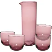 Like. by Villeroy & Boch Gläser-Set "Trinkgläser mit Karaffe Like Glass 5er Set" Handwäsche wird empfohlen