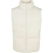 Urban Classics lässige Herren Jacke Kordelzug Reißverschluss 136 g/m² Ecru-Weiß
