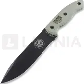 ESEE CM6 Combat Tactical, tan canvas micarta