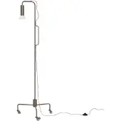 Hubsch Ido Stehleuchte Braun - , Braun / Rost, für Wohnzimmer, Metall, Design