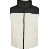 Urban Classics lässige Herren Jacke 139 g/m² Creme-Weiß/Schwarz