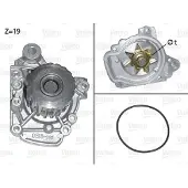 Valeo 506661 Kühlmittelpumpe Wasserpumpe mit Riemenscheibe für HONDA CIVIC VI Hatchback (EJ, EK) CRX III (EH, EG) Accord VI Limousine