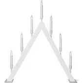 Star Trading 214-57, Leichte Dekorationsfigur, Weiß, IP20, Weiß, 7 Glühbirne(n), E10