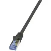 Logilink 10m Cat7 S/FTP, 10 m, Cat7, S/FTP (S-STP), RJ-45, RJ-45, Schwarz