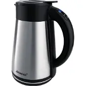 Steba WK 31 THERMO Wasserkocher schnurlos, Kontrollleuchte Silber, Schwarz (43-31-00)