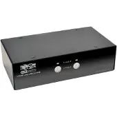 Eaton Tripp Lite series 2-Port DisplayPort KVM Switch w/Audio, Cables and USB 3.0 SuperSpeed Hub - KVM-/Audio-/USB-Switch - 2 x KVM/Audio/USB - 1 lokaler Benutzer - Desktop