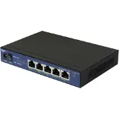 ALLNET Switch unmanaged 5 Port 2.5GBit / 5x PoE / 1x LAN | Lüfterlos / "ALL-SG8005P-2.5G"