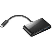 Lenovo Select USB-C Hub mit 4 Anschlussen, Schwarz