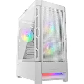 Cougar Midi-Tower-Gehäuse Airface, ARGB, Weiß, Midi Tower, PC, Weiß, ATX, CEB, EATX, micro ATX, Mini-ITX, Nylon, Multi