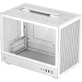 DeepCool CH160 WH, Small Form Factor (SFF), PC, Weiß, Mini-ITX, ABS, SPCC, Gehärtetes Glas, Gaming