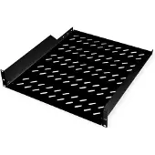 Roline 19-Zoll Fachboden 2 HE 550 T, 25kg Tragkraft schwarz