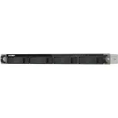 Qnap TS-433eU, NAS, Rack (1U), Cortex-A, Cortex-A55, 4 GB, 0 TB