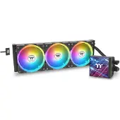 Thermaltake MAGFloe 360 Ultra ARGB, All-in-One-Flüssigkeitskühler, 12 cm, 500 RPM, 2000 RPM, Schwarz