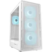 Cougar Gehäuse Midi-Tower Airface Pure PRO, ARGB, Weiß, Midi Tower, PC, Weiß, ATX, micro ATX, Mini-ITX, Multi, 17,5 cm