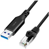 Logilink CU0407, 15 m, Cat6, S/FTP (S-STP), RJ-45, Schwarz