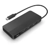 Lenovo 40B90100EU, Kabelgebunden, USB 3.2 Gen 1 (3.1 Gen 1) Type-C, 1000 Mbit/s, Schwarz, Eclipse Black, 4K Ultra HD