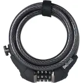 Onguard Spiralkabelschl. Dobermann 8031X Länge 185cm, Ø12mm, schwarz