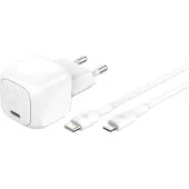 Belkin 30W USB-C Ladegerät PD und PPS inkl.lightning Kabel 1m
