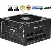 MSI MAG A750GLS PCIE5, 750 W, 100 - 240 V, 1650 W, 50/60 Hz, Aktiv, 100 W