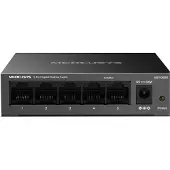 Mercusys MS105GS 5-Ports Gigabit Netzwerk Switch Unmanaged, Plug &amp; Play, Metallgehäuse, Lüfterlos Desktop-Design, Energiesparend