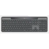 Logitech Signature Slim Solar + K980 for Business, Volle Größe (100%), Kabellos, RF Wireless + Bluetooth, Scherenschalter, QWERTY, Graphit