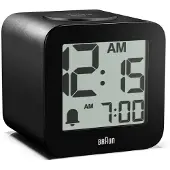 Braun BC25BP, Tisch, Quarzuhr, andere, Schwarz, LCD, Akku