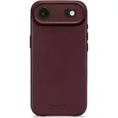 Decoded MagSafe Hülle für Apple iPhone Air - Echtleder Back Cover - Dark Ruby