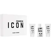 Dsquared2 Set Dsquared 2: Icon, eDP, fü r Damen, 50 ml + Icon, Duschgel, alle Hauttypen, 50 ml + Icon, feuchtigkeitsspendende Kö rperlotion, 50 ml