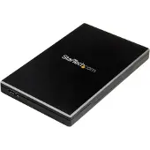 StarTech.com .com USB 3.1 (10 Gbps) Festplattengehäuse für 2,5" SATA Laufwerke, HDD / SSD-Gehäuse, 2.5", SATA, 10 Gbit/s, USB Anschluss, Schwarz
